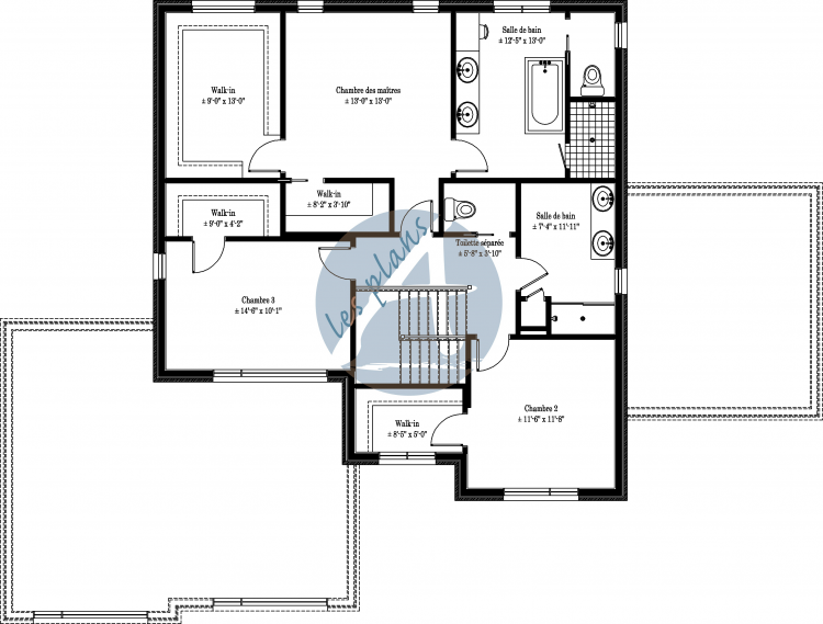 Plan de l'étage - Cottage 13033