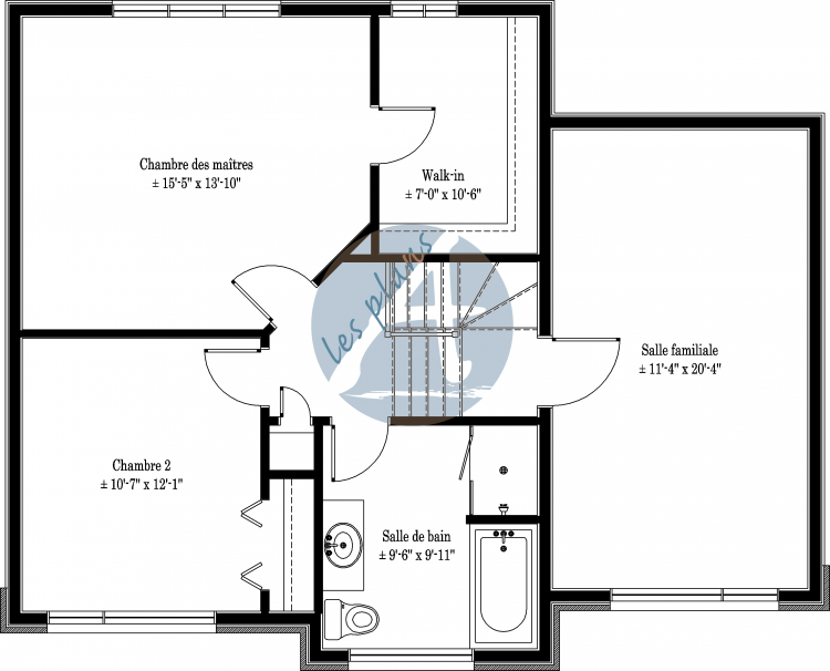 Plan de l'étage - Cottage 14027