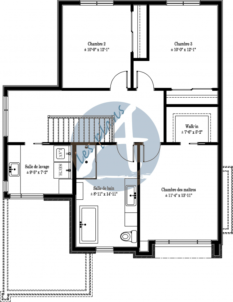 Plan de l'étage - Cottage 18068