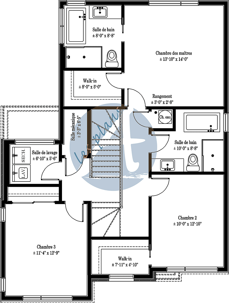 Plan de l'étage - Cottage 20007A