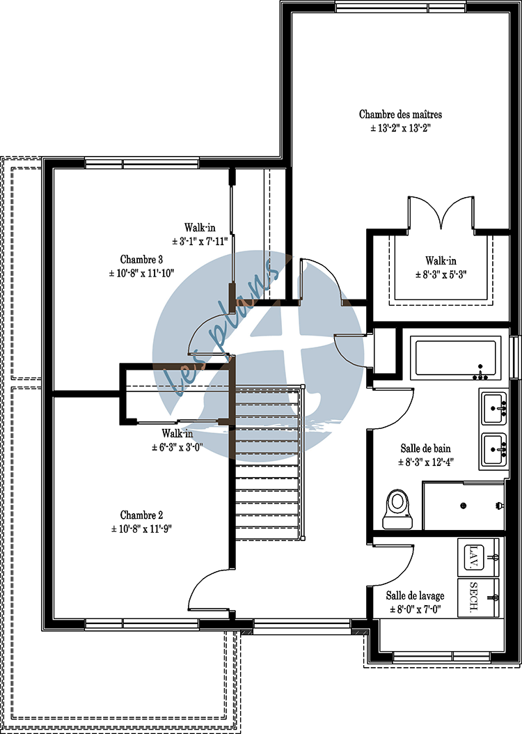 Plan de l'étage - Cottage 21066
