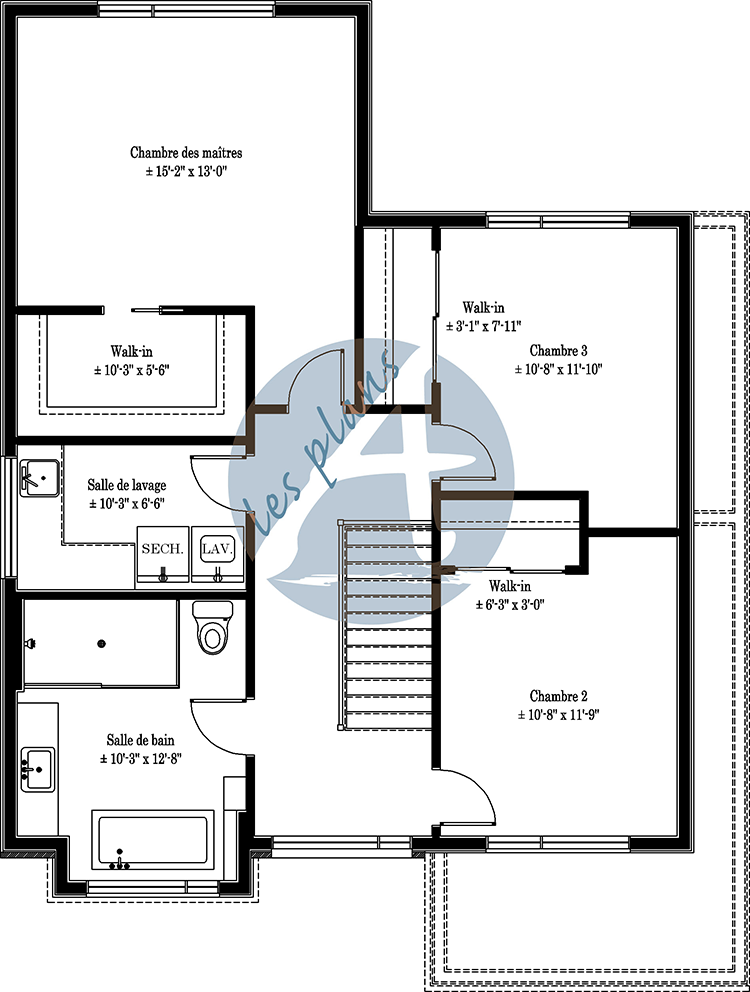 Plan de l'étage - Cottage 21087