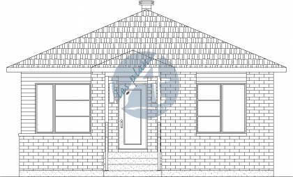 Plan de maison plain-pied 12050A