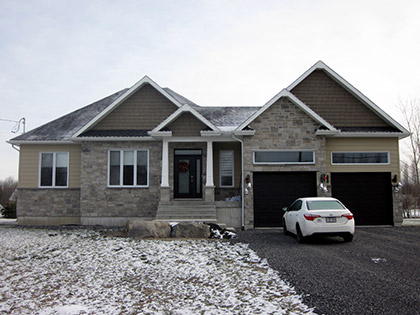 Plan de bungalow 17036A