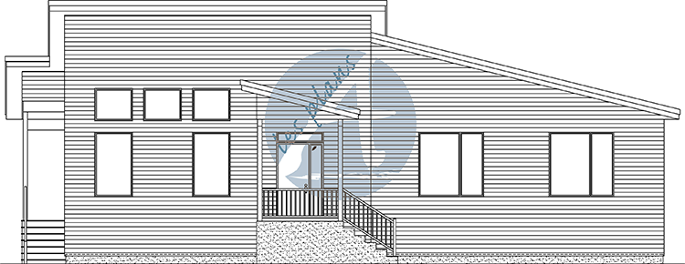Façade - Maison plain-pied 21020