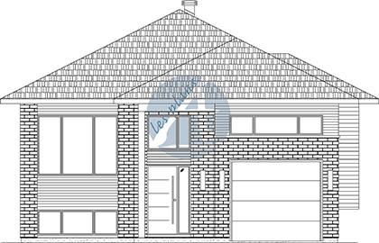 Modèle de bungalow 22045A