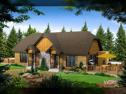 Plan de chalet 08014
