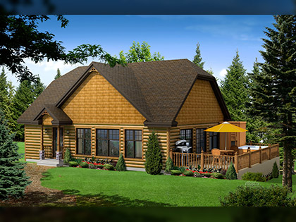 Plan de chalet 08021