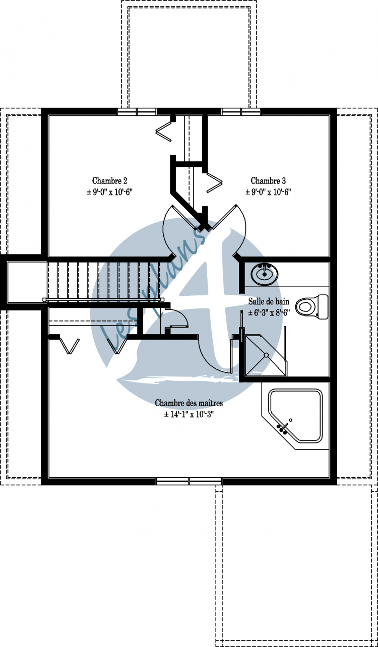Plan de l'étage - Chalet 10046