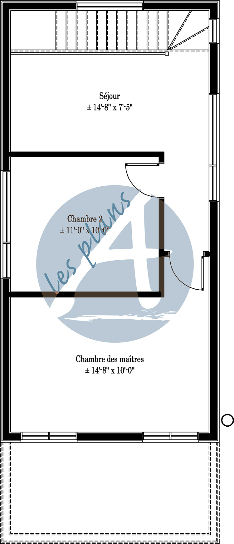 Plan de l'étage - Chalet 21039