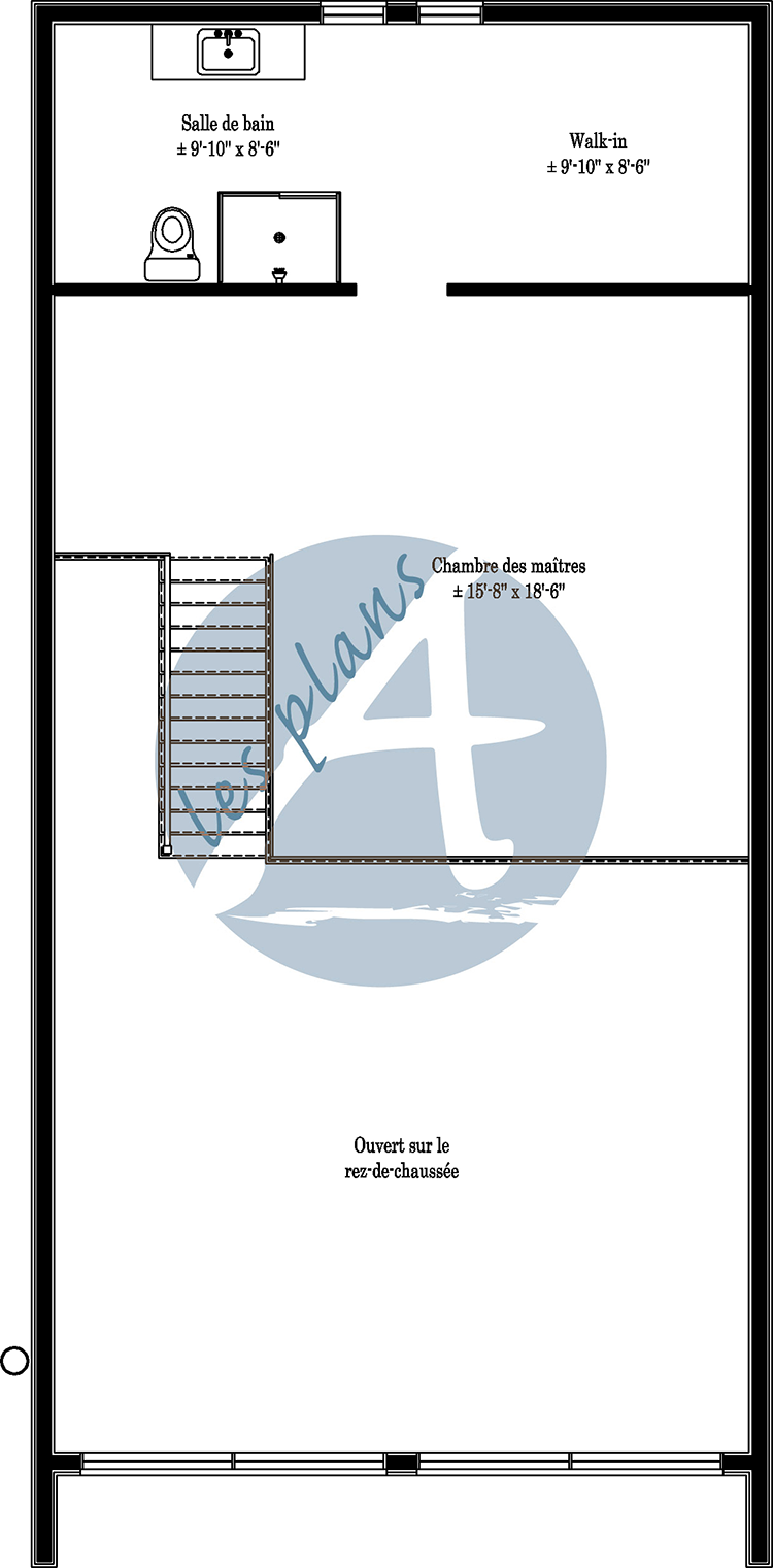 Plan de l'étage - Chalet 21080