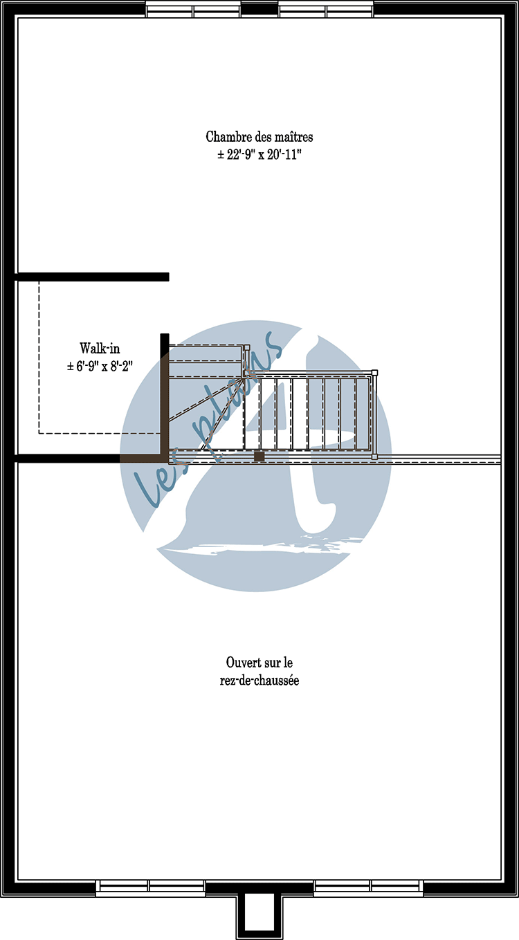 Plan de l'étage - Chalet 22035A