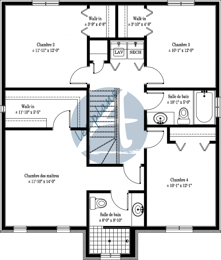 Plan de l'étage - Cottage 09024A