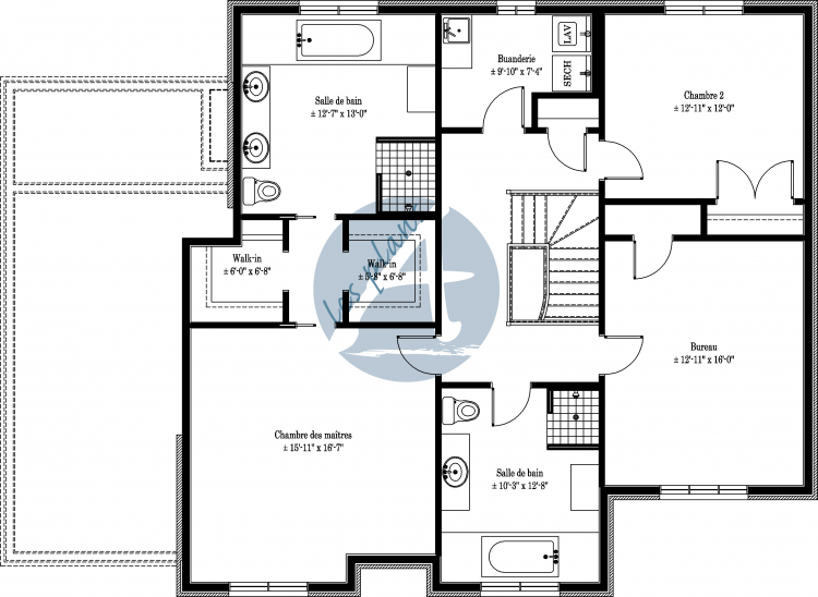 Plan de l'étage - Cottage 10008A