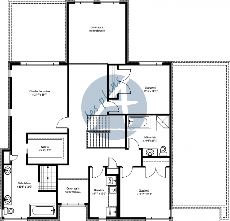 Plan de l'étage - Cottage 10034B