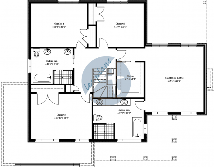 Plan de l'étage - Cottage 11001