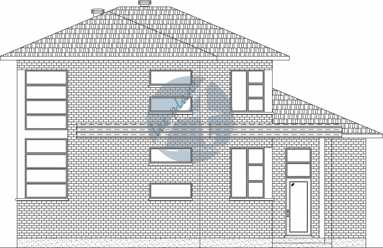 Façade - Maison à 2 étages 11010