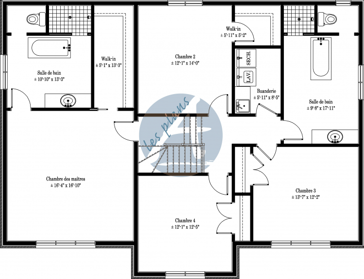 Plan de l'étage - Cottage 11052