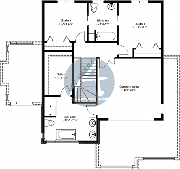 Plan de l'étage - Cottage 13006B