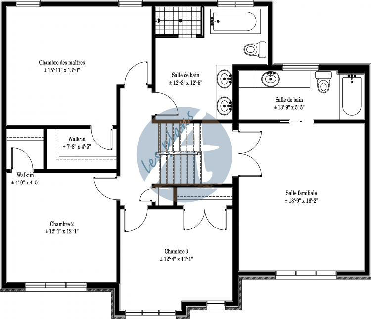 Plan de l'étage - Cottage 13048A