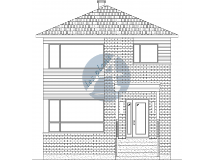 Modèle de maison à 2 étages 14031