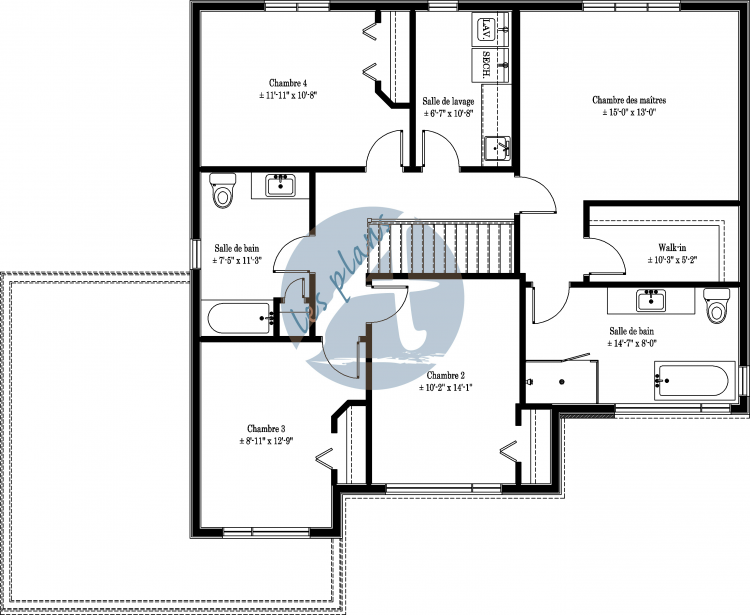 Plan de l'étage - Cottage 16024