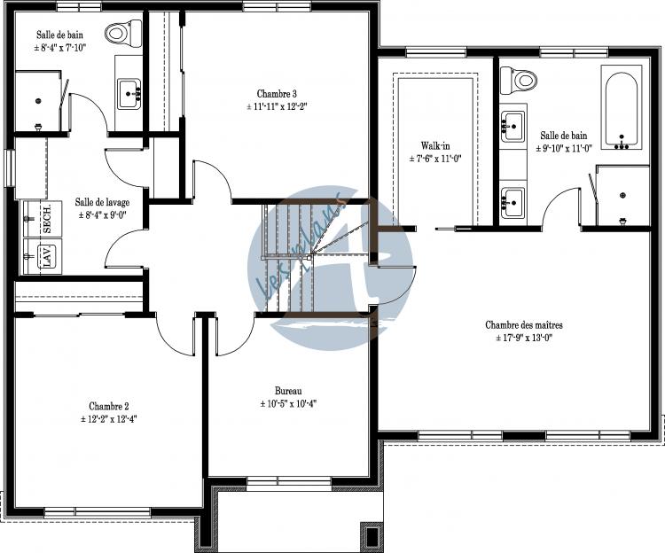 Plan de l'étage - Cottage 17048