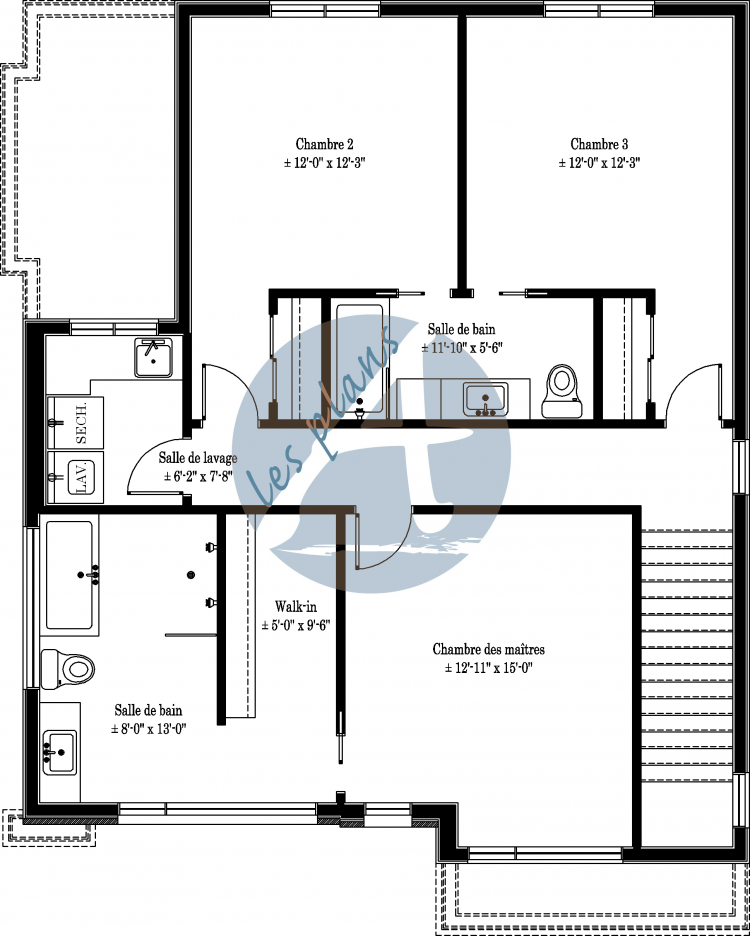 Plan de l'étage - Cottage 18099
