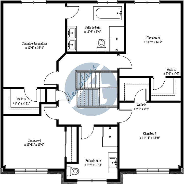 Plan de l'étage - Cottage 19022