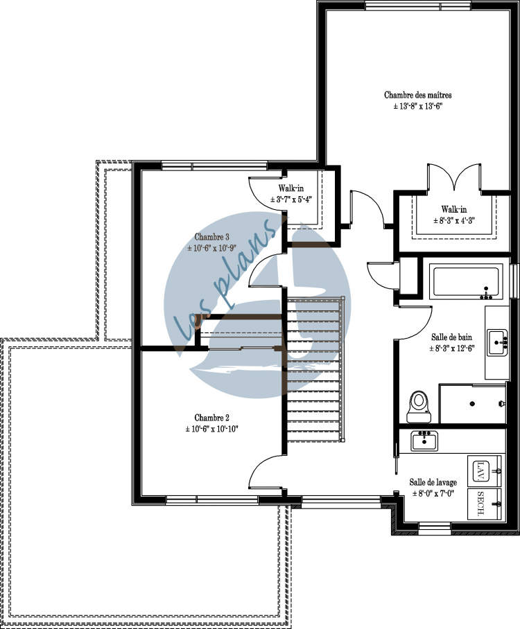 Plan de l'étage - Cottage 19071