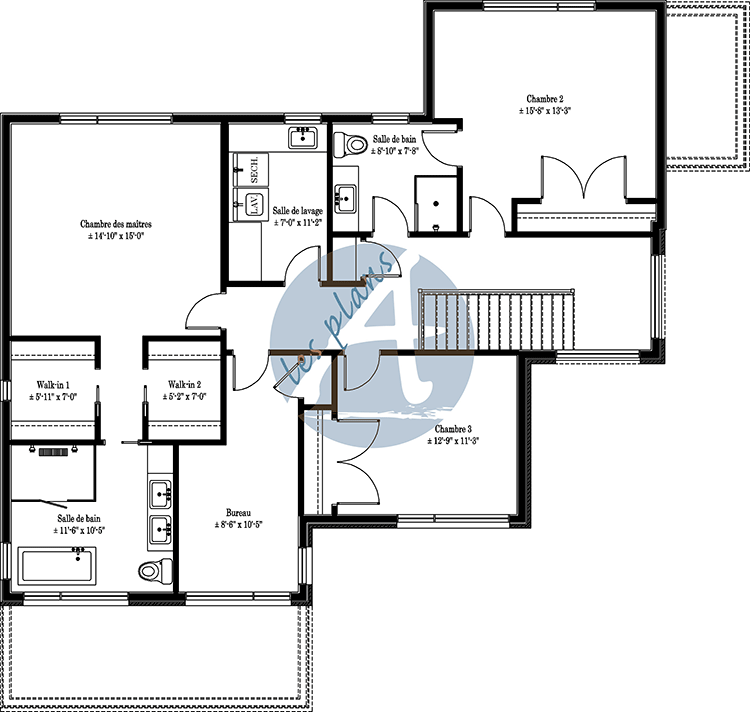 Plan de l'étage - Cottage 20057A