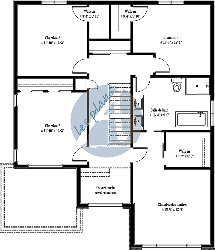 Plan de l'étage - Cottage 20063
