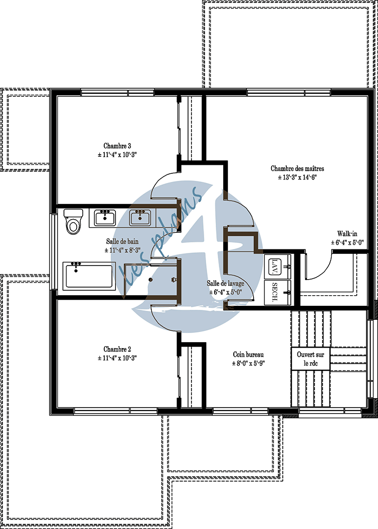 Plan de l'étage - Cottage 20078