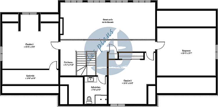Plan de l'étage - Cottage 20087