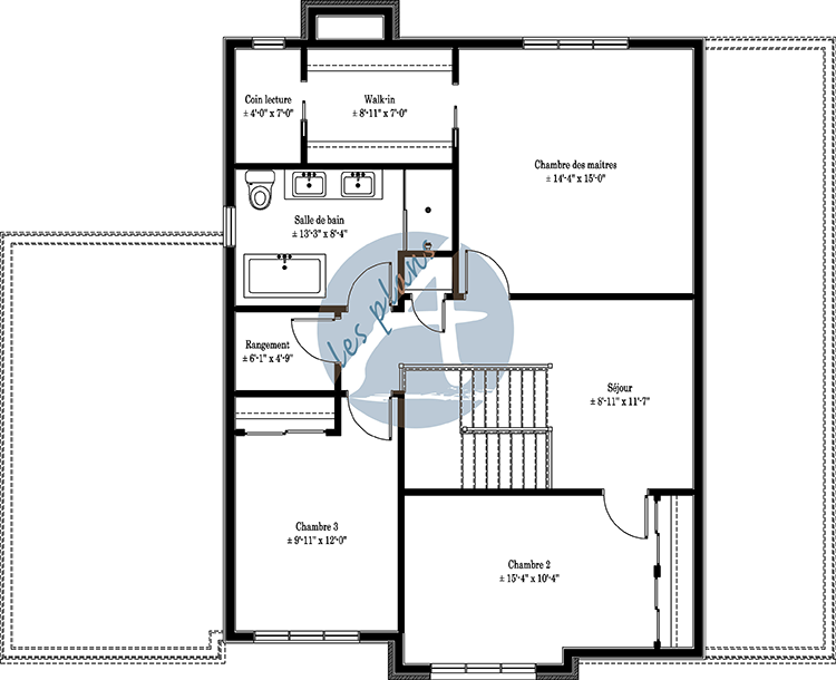 Plan de l'étage - Cottage 21075