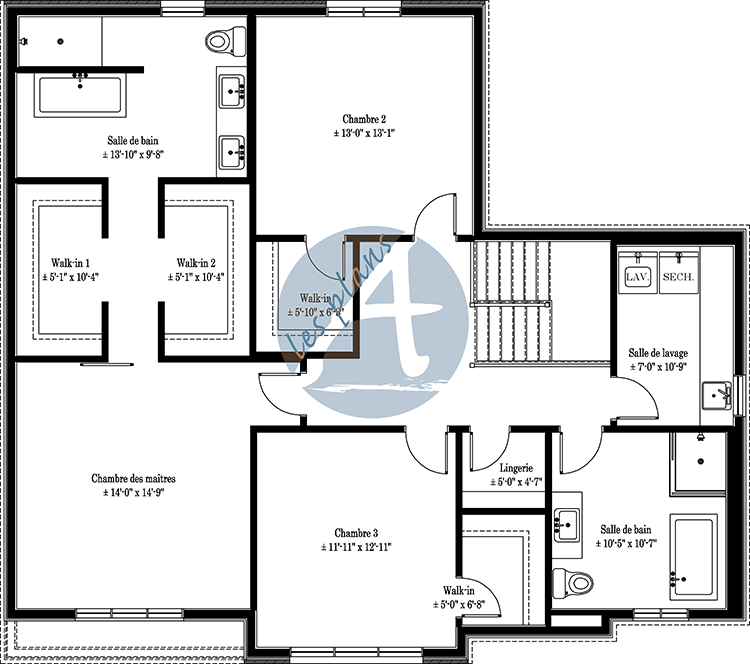 Plan de l'étage - Cottage 21117