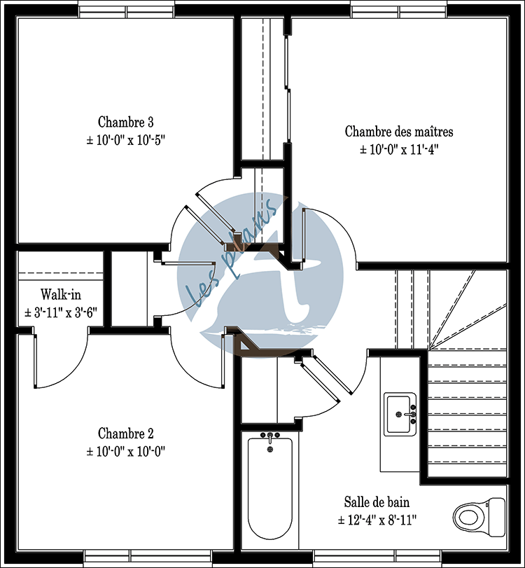 Plan de l'étage - Cottage 22003