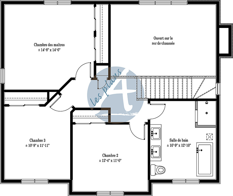 Plan de l'étage - Cottage 23076