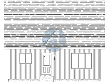 Plan de maison à 2 étages 24092