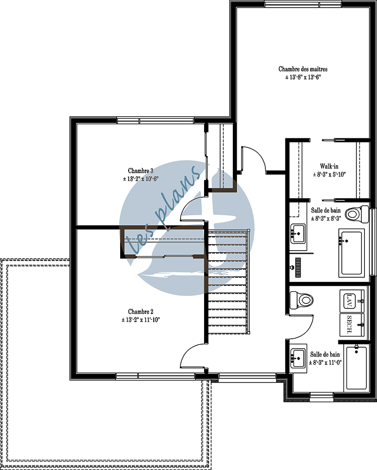 Plan de l'étage - Cottage 25087