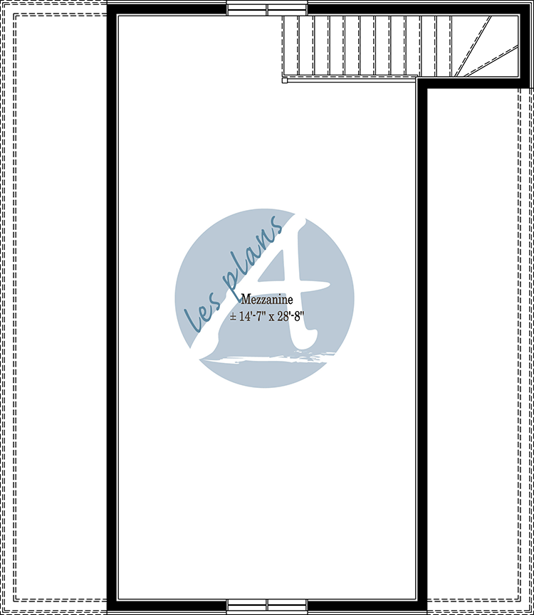 Plan de l'étage - Garage 21051A