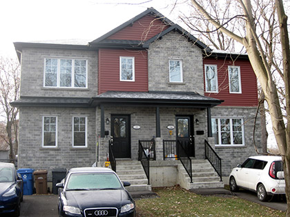 Plan de maison jumelée 17066