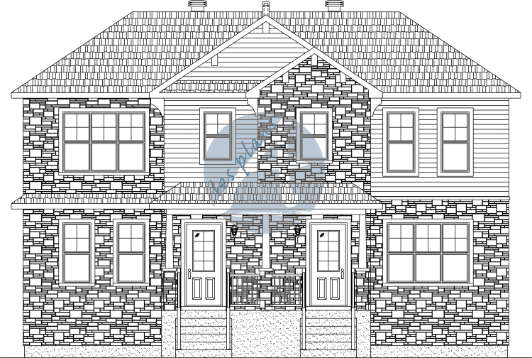 Façade - Maison jumelée 17066