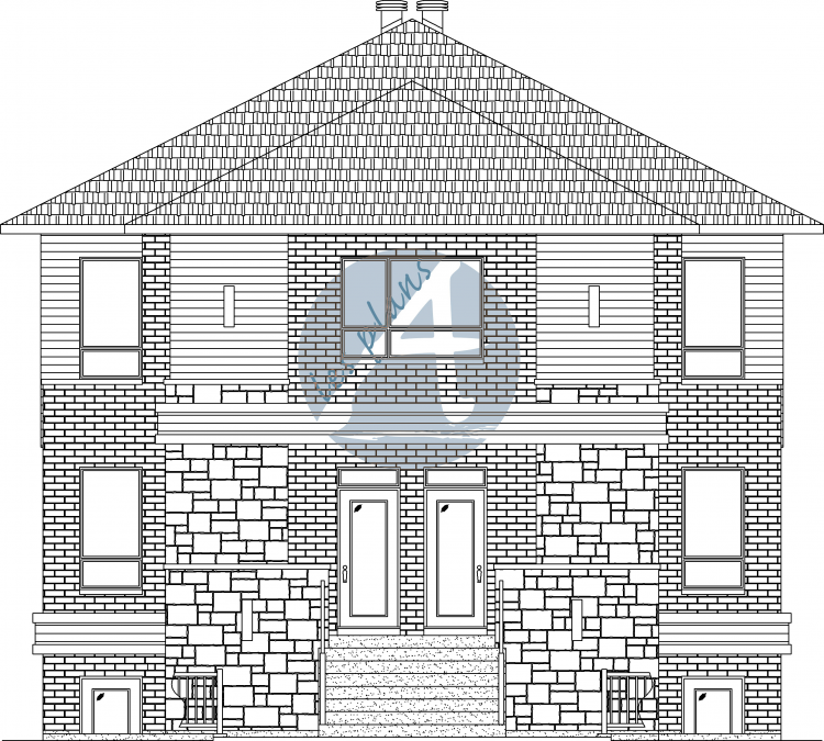 Façade - Quadruplex 18073
