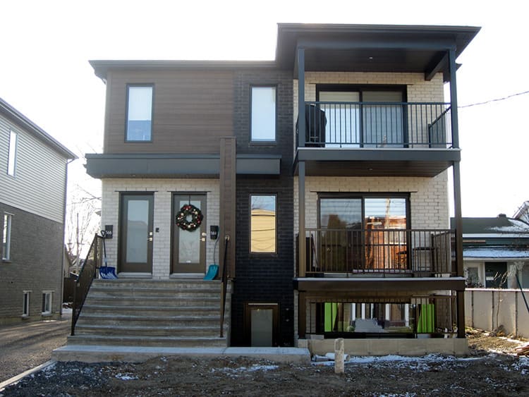 Construction réelle - Triplex 19015