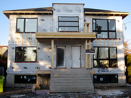 Plan de triplex 19067A