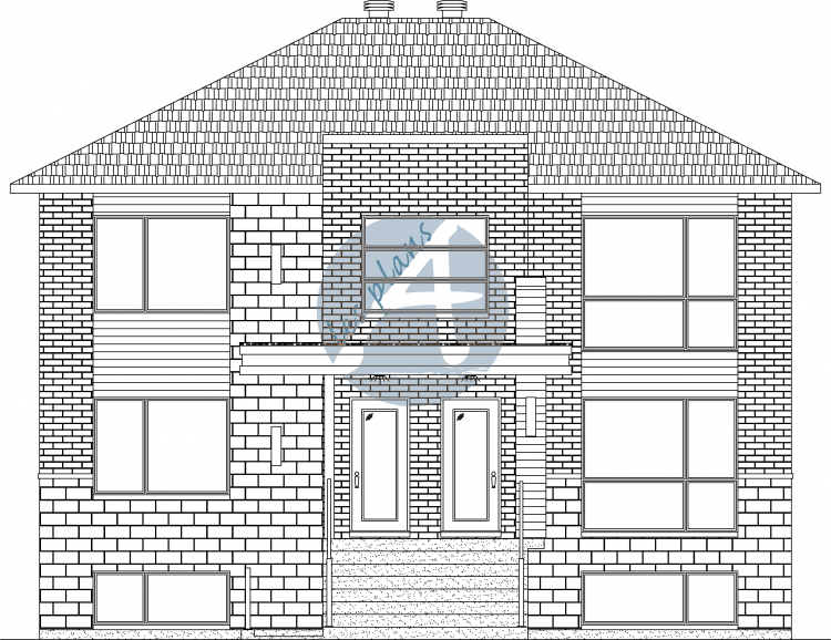 Façade - Triplex 19067A