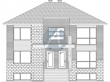 Plan de triplex 19067A