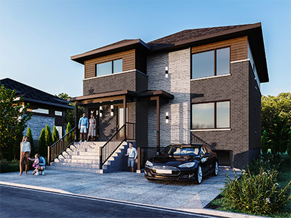 Plan de triplex 20026C