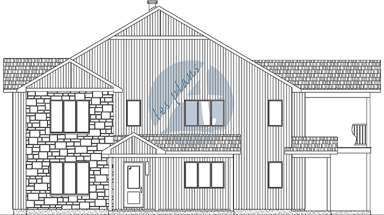 Façade - Maison multifamiliale 22092